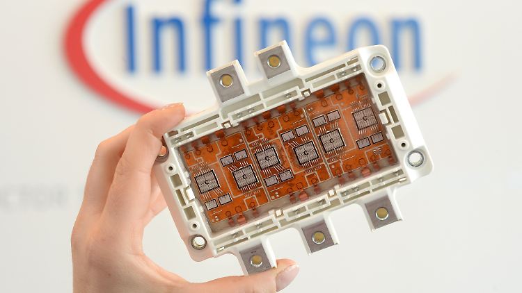 IGBT-Module von Infineon werden zur Steuerung von Elektromotoren in industriellen Anwendungen verwendet.