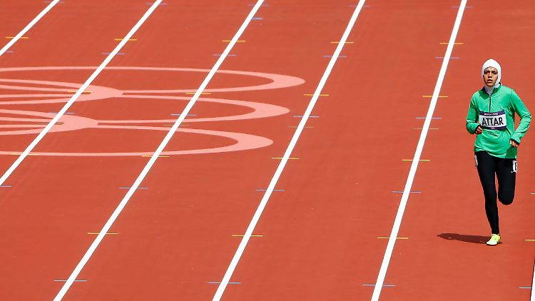 Startet für Saudi-Arabien: Sarah Attar.