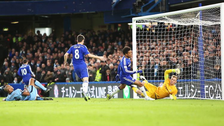Loic Remy brachte den FC Chelsea gegen Man City in Führung. Der Meister antwortete zwar, aber für mehr als den Ausgleich reichte es nicht.