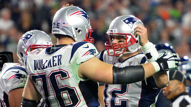 Sebastian Vollmer und Tom Brady haben Geschichte geschrieben.