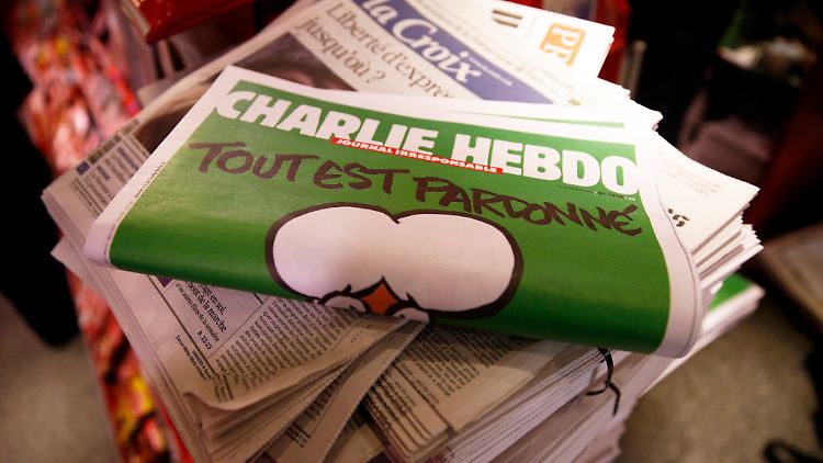 Gönnt sich eine Auszeit: Die Redaktion von "Charlie Hebdo".