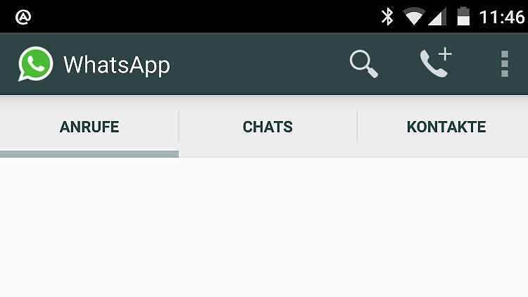 So sieht die neue Telefonie-Funktion in Whatsapp aus.