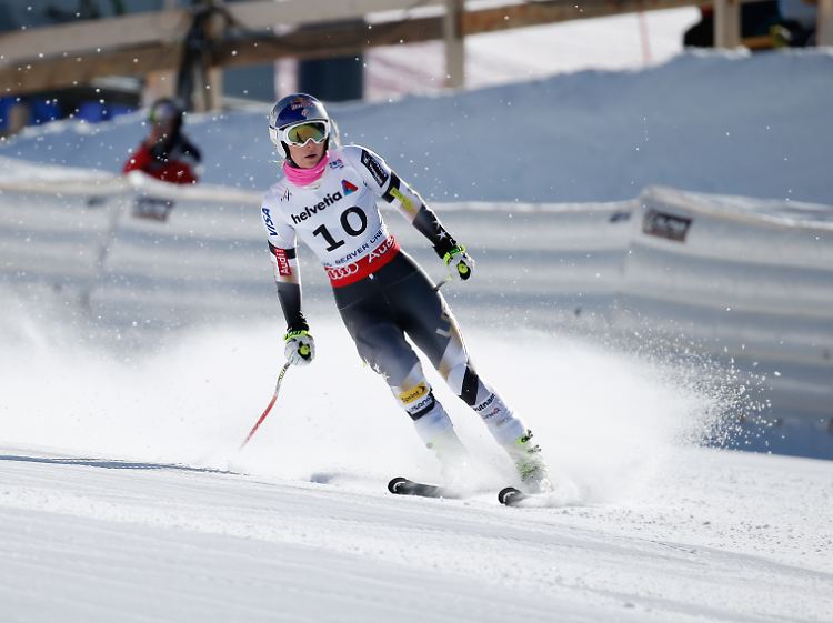 "Nur" Platz drei: Top-Favoritin Lindsey Vonn hat die Goldmedaille im Super-G verpasst.