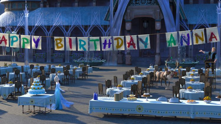 "Die Eiskönigin - Party-Fieber" feiert offensichtlich den Geburtstag von Prinzessin Anna.