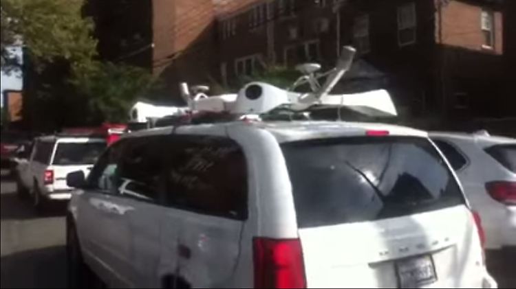 Eins der rätselhaften Autos wurde bereits im vergangenen September in Brooklyn gefilmt.