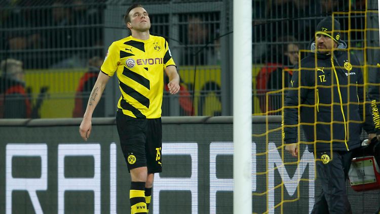 Großkreutz guckt, wie sich alle Dortmunder wohl gerade fühlen.