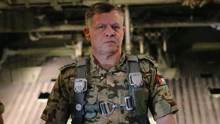 König Abdullah II. in Kampfmontur. Angeblich erwägt er, sich an Luftschlägen gegen den IS zu beteiligen.