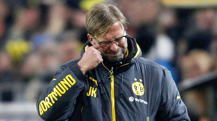 Angeknockt: BVB-Trainer Jürgen Klopp.