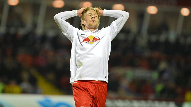 Auch Neuzugang Emil Forsberg konnte Leipzigs Niederlage nicht verhindern.