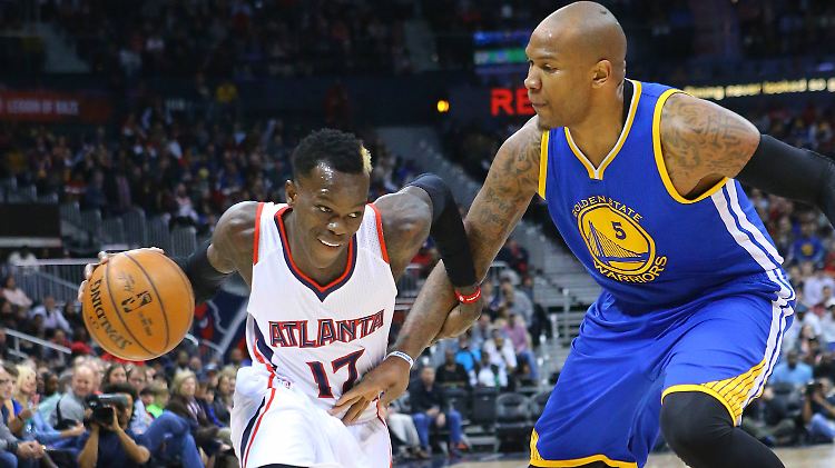Neun Punkte legte Dennis Schröder gegen Golden State auf.