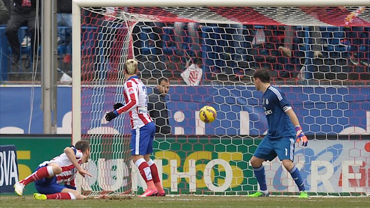 Das Madrider Stadtderby zwischen Atletico und Real war eine klare Sache für den Meister.