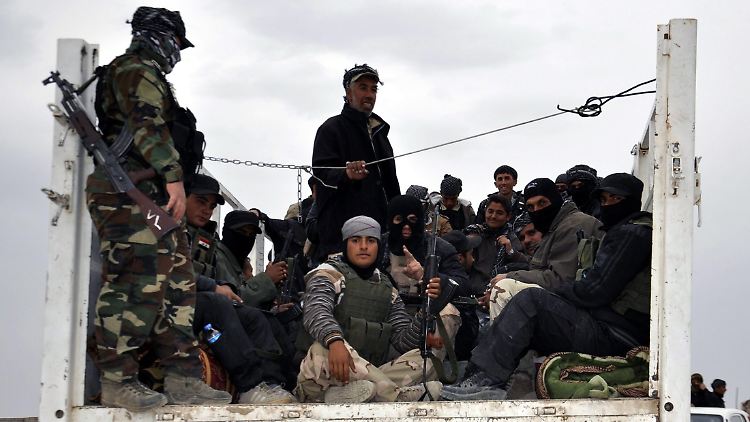 Kämpfer auf dem Weg nach Tikrit: Der Irak will den IS aus den Hochburgen im Norden vertreiben.
