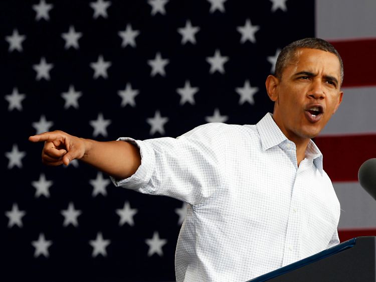 Kämpferisch wie vor zwei Jahren: Barack Obama, hier bei seinem Auftritt zum "Tag der Arbeit" im US-Bundesstaat Wisconsin.