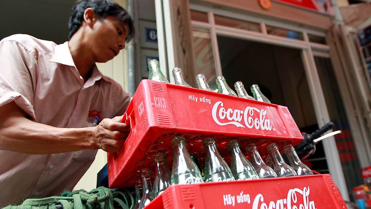 Bei Coca-Cola laufen die Geschäfte schleppend.