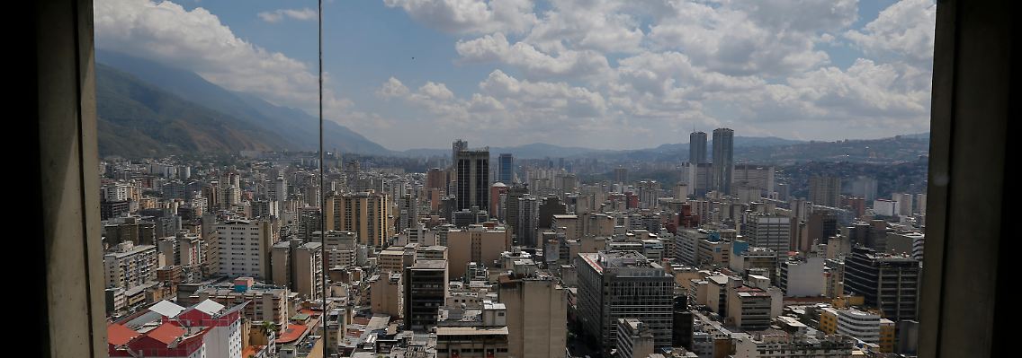 Blick auf Caracas.