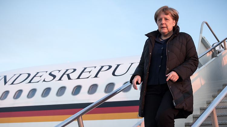Merkel bleibt bis Dienstag in Indien. 