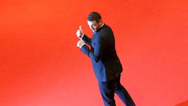 Der rote Teppich ist bei dieser Berlinale das zweite Zuhause von James Franco.
