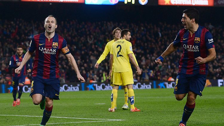 Iniesta sorgte für das Tor in der 49. Minute.