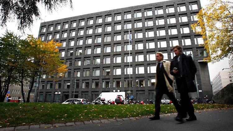 Hauptsitz der Schwedischen Notenbank in Stockholm.