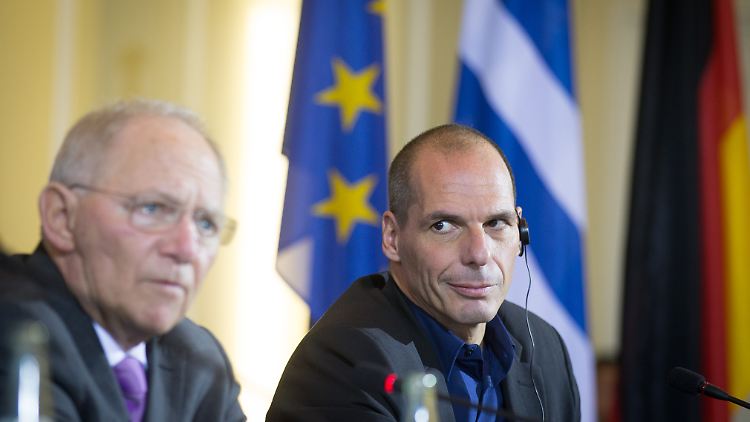 Wolfgang Schäuble (li.) und Yanis Varoufakis: Es ist Zeit für einen Neuanfang.