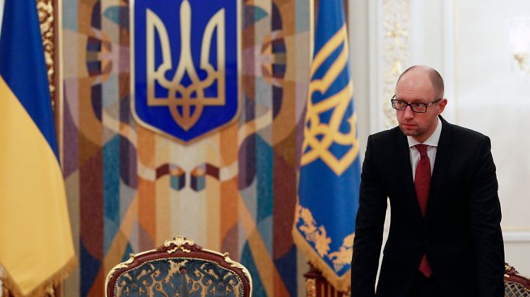 Ministerpräsident Arseni Jazenjuk 