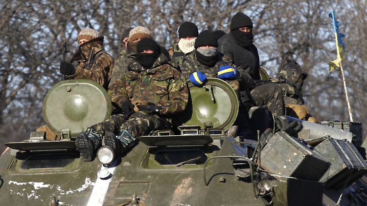 Nach dem Willen Putins, sollen die ukrainischen Soldaten Debalzewe aufgeben.