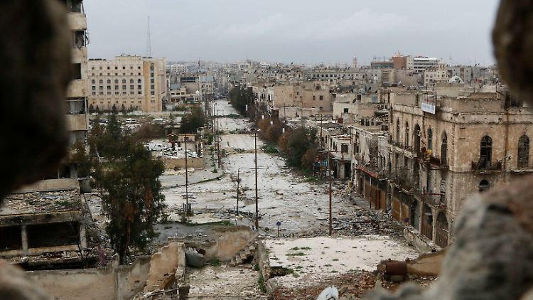 Aleppo gleicht einer Geisterstadt.