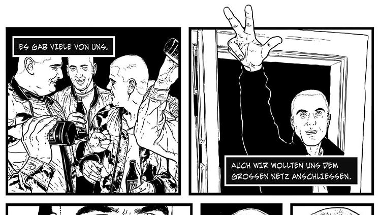 "Es gab viele von uns. Auch wir wollten uns dem großen Netz anschließen", sagt der Protagonist.