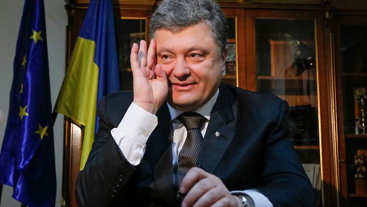 Verfügt laut "Forbes" über ein Vermögen von 1,3 Milliarden US-Dollar: Ukraine-Präsident Poroschenko.