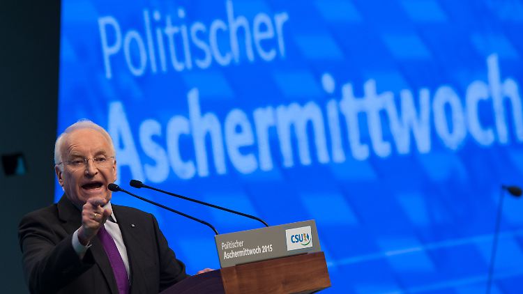 Stoiber ist entsetzt über den "Emporkömmling" AfD.