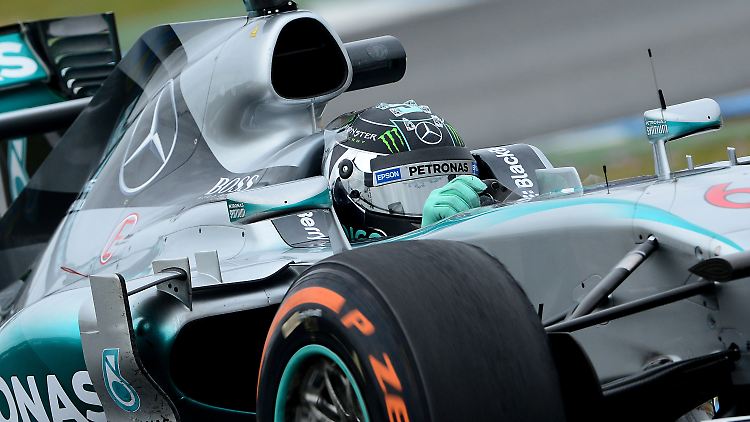 Nico Rosberg drehte sehr schnelle Runden auf dem Circuit de Catalunya.