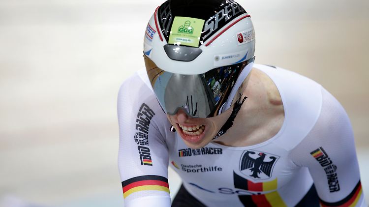 Joachim Eilers raste im nicht-olympischen 1000-Meter-Zeitfahren zu Silber.