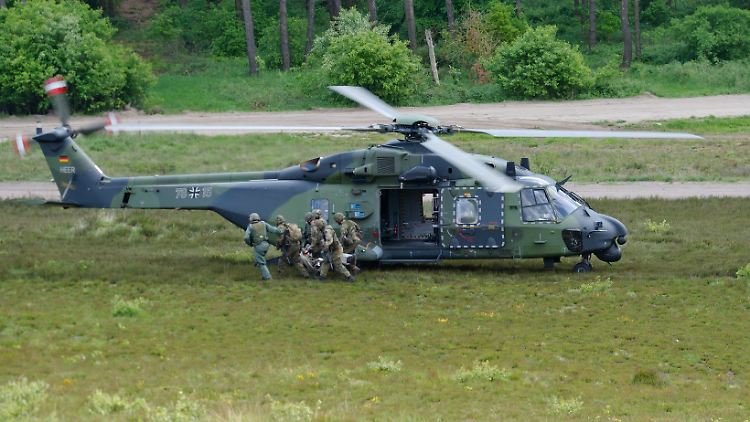 Die MH90 sollen auch bei Rettungseinsätzen zum Zuge kommen.