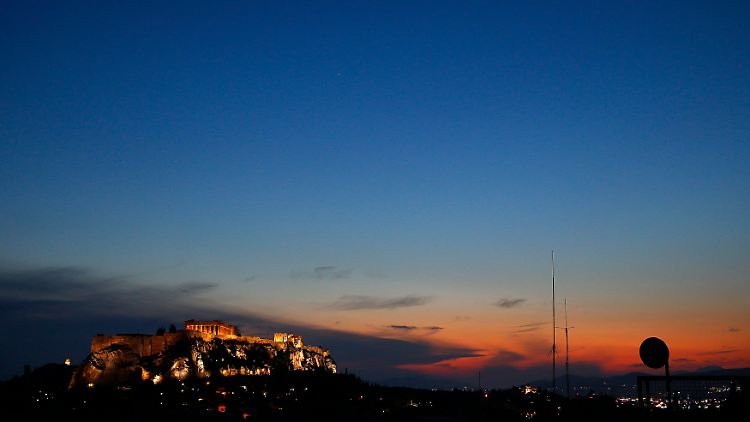 Athen im Abendlicht - kein schlechtes Reiseziel, auch nicht für deutsche Politiker. 