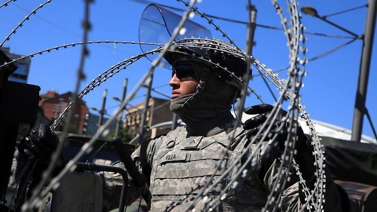 US-amerikanischer Nato-Soldat im Kosovo: Das Verteidigungsbündnis hat wesentlich mehr Informationen über aktuelle Krisen, als es preisgibt.