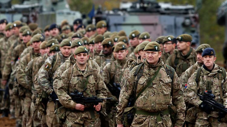 Britische Soldaten, hier beim Nato-Manöver "Iron Sword 2014" in Litauen im vergangenen Herbst.