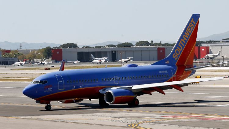 Die US-Airline Southwest darf aktuell ein Fünftel ihrer Flotte nicht nutzen.