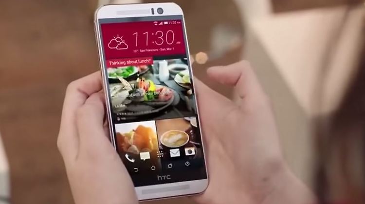 So sieht das HTC One M9 also aus. 