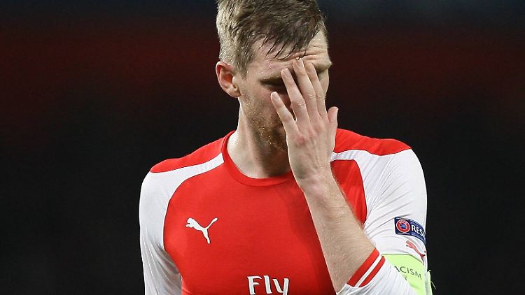 Per Mertesacker erlebte bei Arsenals Hinspielpleite gegen Monaco einen Abend für die Eistonne.