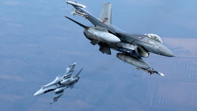 Portugiesische und kanadische Flieger auf Nato-Mission im litauischen Luftraum