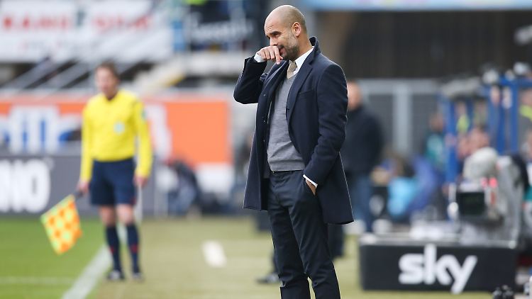 Pep Guardiola wünscht sich für das Rückspiel gegen Donezk so viel Treffsicherheit wie in der Bundesliga.