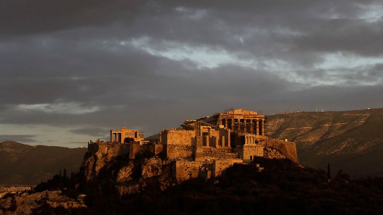 Die Akropolis in Athen. Bislang wird der Eintritt in dieses historische Baudenkmal in Euro bezahlt.