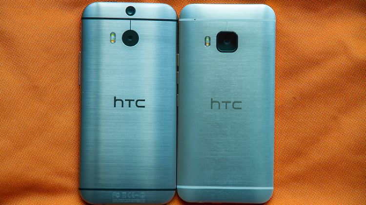 Der Rücken ist das Wiedererkennungsmerkmal der Marke mit dem typischen HTC-Design.