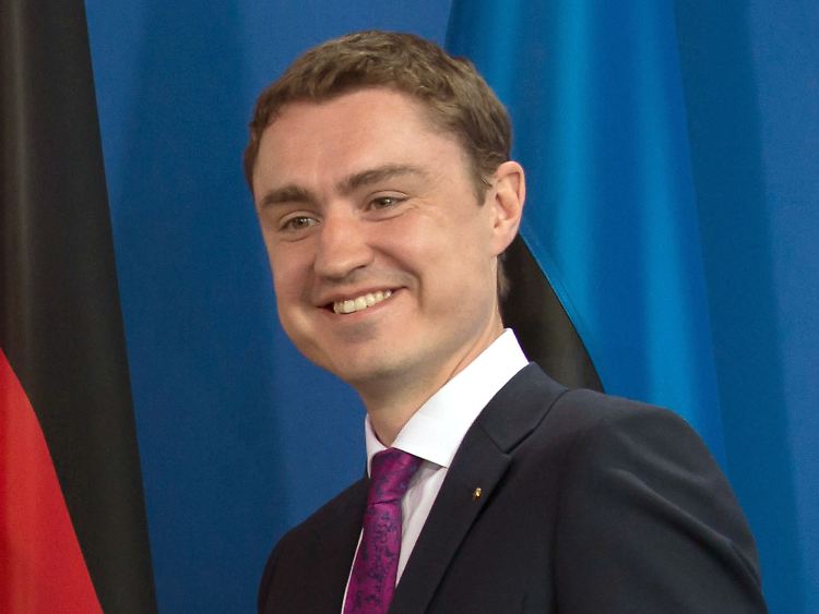 Strahlender Sieger: Regierungschef Taavi Rõivas
