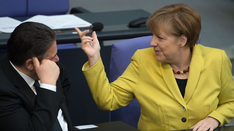 Gabriel und Merkel liegen in der Frage, ob Deutschland ein Einwanderungsgesetz braucht, nah beieinander.