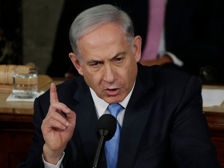 Ein Mann der starken Worte: Israels Ministerpräsident Benjamin Netanjahu bei seiner Rede im US-Kongress.