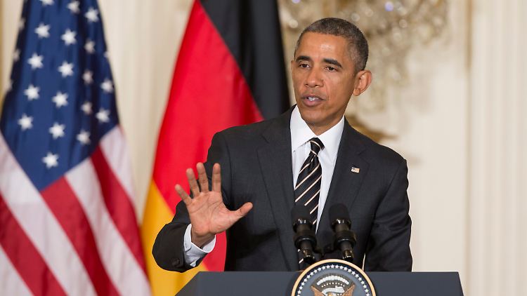 US-Präsident Barack Obama und mehrere westliche Staatenlenker - darunter auch Bundeskanzlerin Angela Merkel - haben ihr weiteres Vorgehen im Ukraine-Konflikt abgesprochen.