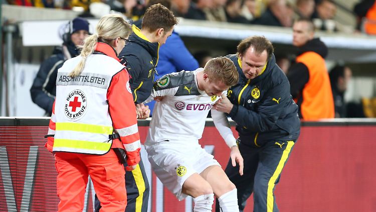 Die gute Nachricht: Marco Reus geht es schon wieder besser.