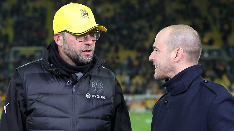 Experten unter sich: Jürgen Klopp und Mehmet Scholl in der ARD.