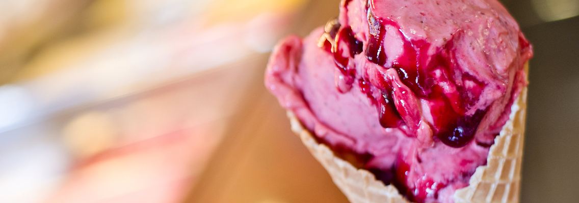 Erdbeere mit Balsamico ist das Eis des Jahres - zumindest für die italienischen Eishersteller.